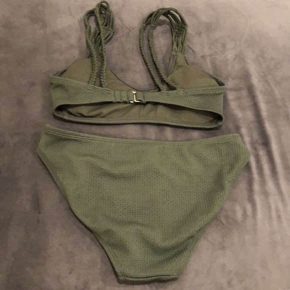 Xhiliration Green Bikini NWOT - Picture 4 of 4